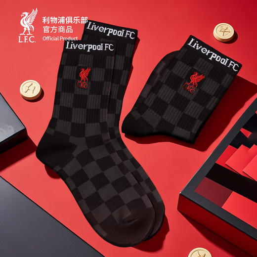 【官方正版】利物浦俱乐部 | 中筒袜队徽logo刺绣球迷周边 商品图4