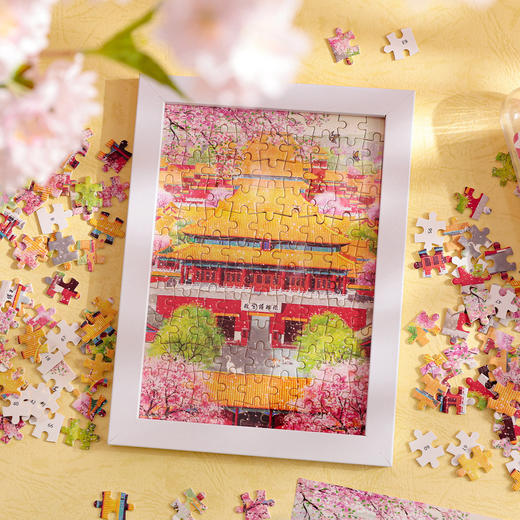 [四季宫猫]故宫DIY拼图玩具益智减压解压纸质北京旅游礼物 商品图4