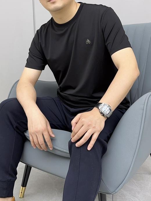 剪刀烫印男士桑蚕丝高端基础T 商品图7