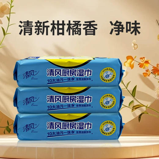 清风厨房湿巾40片（多片装） 商品图1