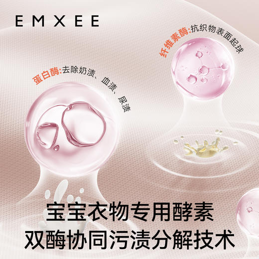 【洗浴用品】嫚熙婴儿花萃洗衣液宝宝儿童植萃洗衣护衣内衣裤洗衣液 商品图2