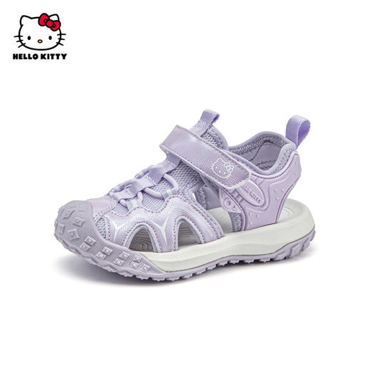 HelloKitty童鞋女童包头凉鞋夏季儿童鞋透气女宝宝鞋沙滩鞋26-37 K4526817 商品图3