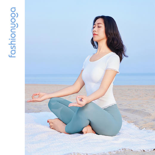 凡圣瑜伽木耳边圆领短袖FC15317 商品图12