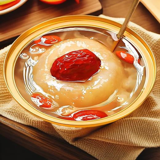 鲜炖整颗梨礼盒160g/碗 即食烤梨红枣枸杞莲子 水果罐头 -正洋 商品图0