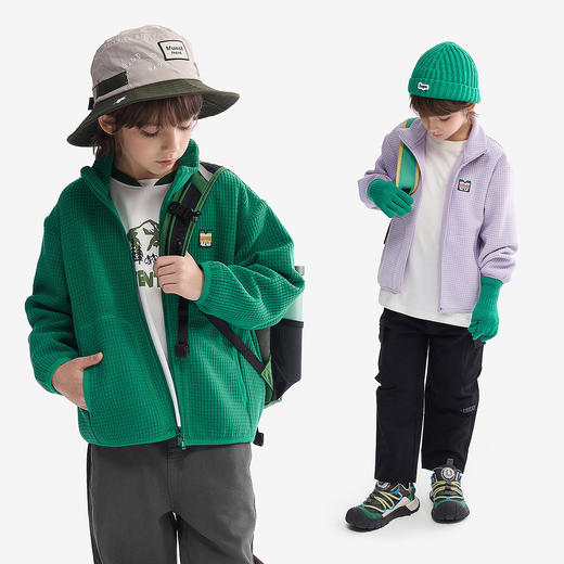 【MQD】【170】童装儿童摇粒绒外套春秋装款男童内胆男童女童开衫卫衣 商品图0