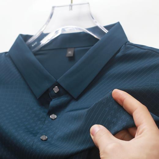 【冰丝弹力】【DLS】大依优型大码短袖POLO衫翻领加肥加大男士大号透气舒适夏季半袖上衣 商品图2