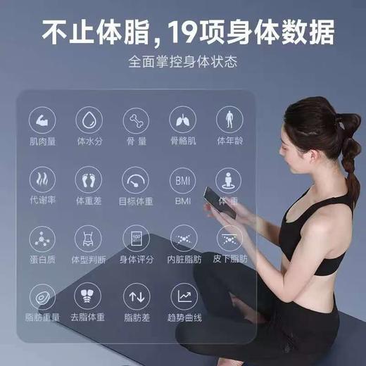 云康宝 智能体脂称 HUAWEI HiLink生态产品 人体成分分析家用秤 CS20H【充电款】 商品图2