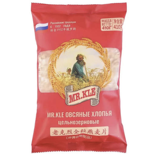 老克烈牌全粒燕麦片410g/袋 商品图1