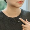 阮仕珍珠 并蒂系列G18K金日本akoya珍珠链牌 6-6.5mm/8-8.5mm 正圆 微瑕 极强光 商品缩略图2