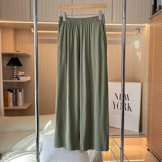 试衣间 25春季新款松紧磨毛高腰宽松垂感休闲九分阔腿裤女休闲裤！ 商品图6