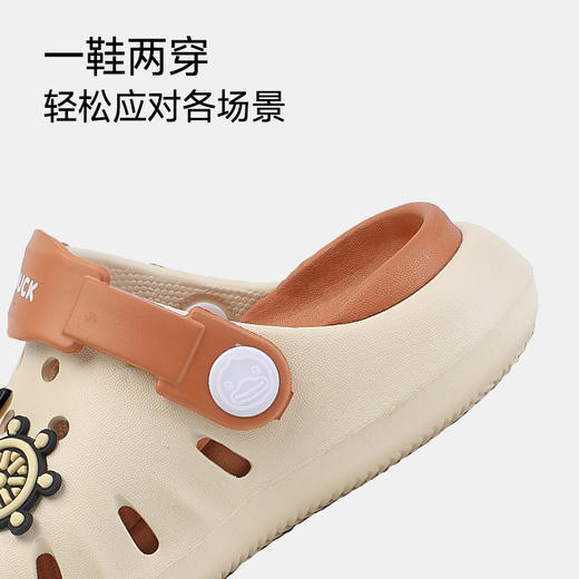 B.Duck小黄鸭童鞋四季儿童凉拖鞋洞洞鞋26-34 B1515972 商品图4