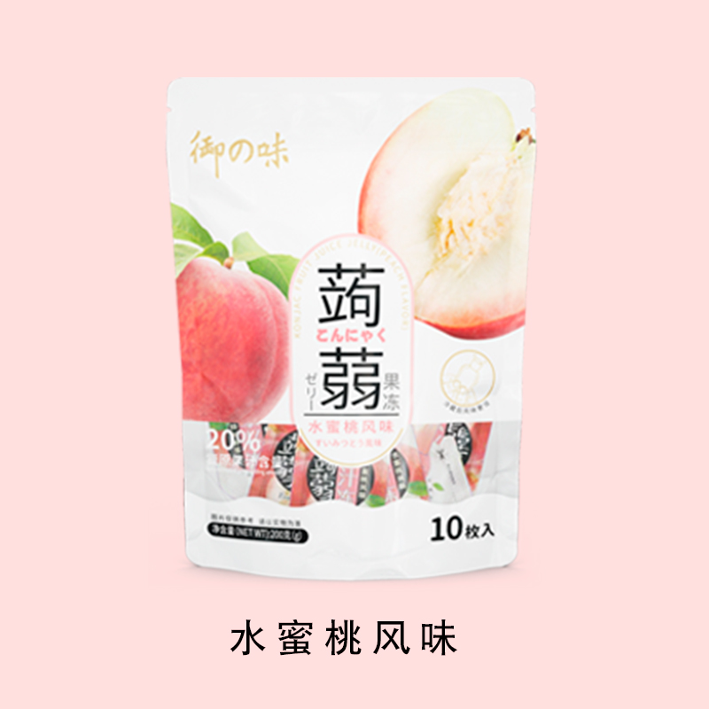 御之味-蒟蒻果冻（水蜜桃味）200g