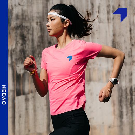NEDAO内道洞洞T春夏新款女马拉松跑步训练透气轻量风洞短袖T恤 商品图0