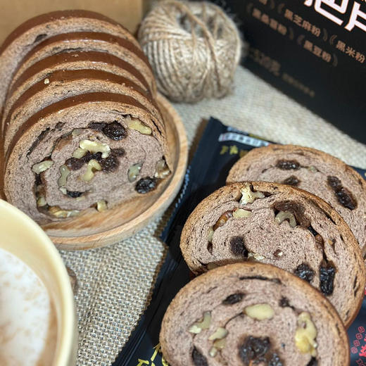五黑杂粮坚果列巴片 520g/箱（15-17片左右）新疆大列巴坚果面包 商品图9