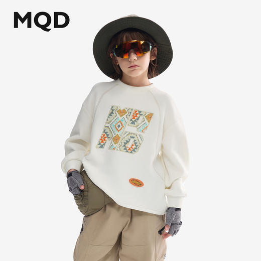 【MQD】童装男童卫衣春秋款宝宝春装打底衫儿童华夫格长袖T恤 商品图1