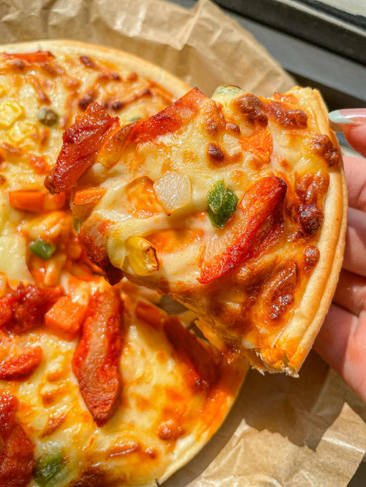 【头厨芝士满满披萨】奥尔良风味披萨榴莲披萨真榴莲果肉 拒绝合成榴莲果酱 商品图0