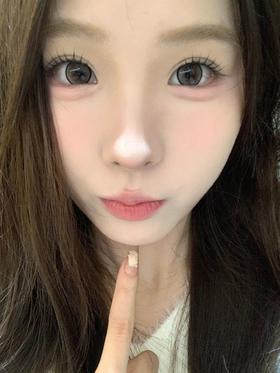 Kikicon日抛美瞳 芊芊奶乌 14.4mm