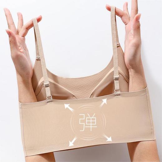 限时买赠【觉袈  特调粉底液内衣】下单即送船袜！ 丝滑无痕面料  夏天透气白衣衫必备   隐形款   细肩带/宽带 两款可选 商品图5