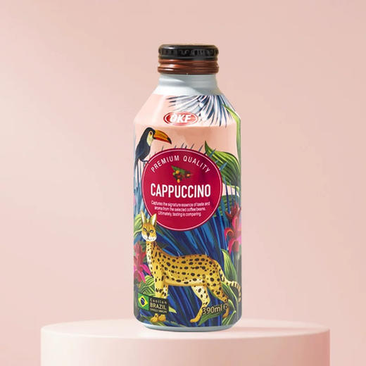 okf牌卡布奇诺咖啡味饮料390ml 商品图1