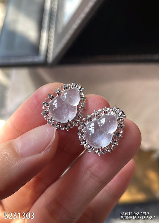 5231303，葫芦耳钉。具体价格微信咨询 商品图2