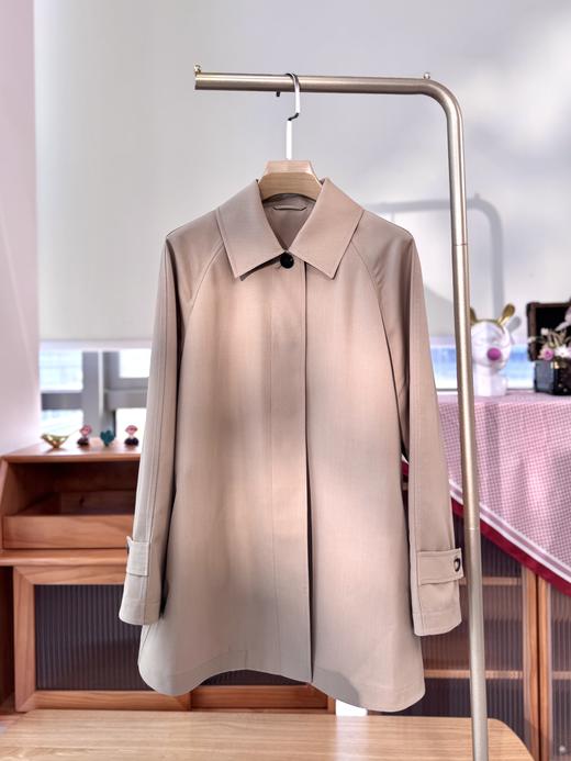 火桐hooton 露珠系列 丝羊毛精纺一手长风衣ZB7030 商品图0