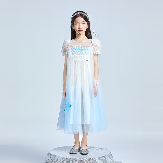 女童短袖礼裙夏季新款安奈儿童装实体店同款AG523668 商品图5