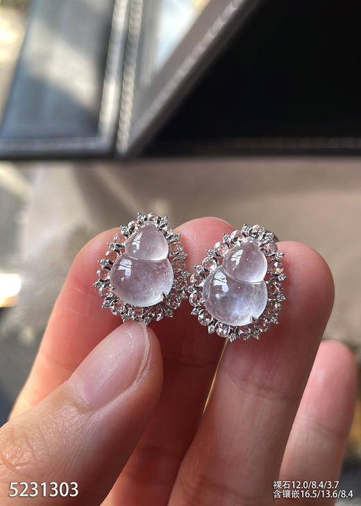 5231303，葫芦耳钉。具体价格微信咨询 商品图3