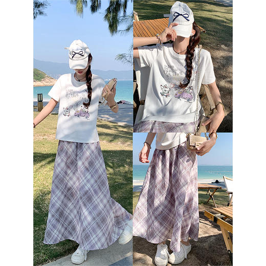 【149元任选2件】最后一波！格子半身裙 商品图3