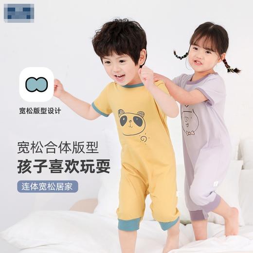 【90-130】男女童短袖连体衣哈衣 商品图1