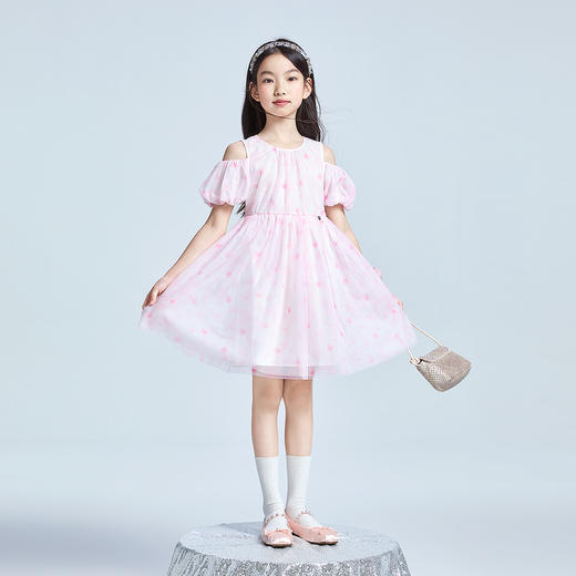 女童短袖礼裙夏季新款安奈儿童装实体店同款AG523663 商品图3