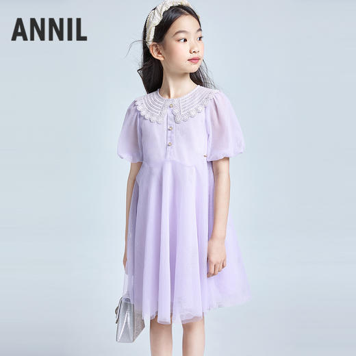 女童短袖礼裙夏季新款安奈儿童装实体店同款AG523664 商品图0