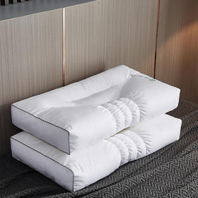 自然醒可水洗人体工学分区四维枕超柔助深睡眠枕头枕芯家用一对护颈椎睡觉专用酒店低枕头男XK