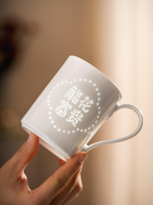 富玉陶瓷玲珑马克杯大容量高颜值生肖马克杯 商品图2