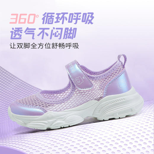 hellokitty童鞋女童鞋子夏季儿童透气网眼鞋女孩玛丽珍鞋28-37 K5526849 商品图2