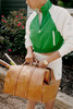 Recreational Habits - The Billie Nylon Quarter Zip - White saga - 女装 - 半拉链卫衣 - 白色/绿色 商品缩略图2