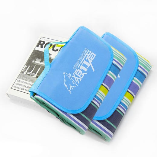 狼行者  牛津布户外野餐垫（蓝彩）LXZ-80003 商品图9