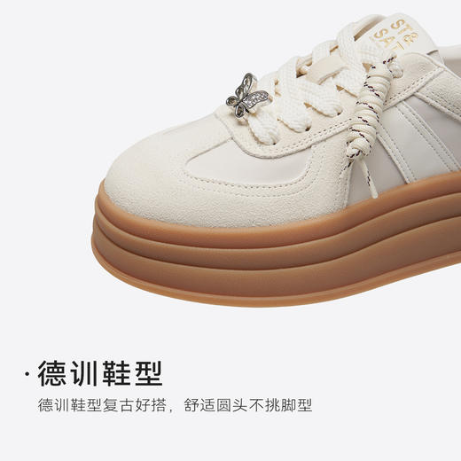 星期六甜梦时光蝴蝶厚底德训鞋SSD1112435 商品图10