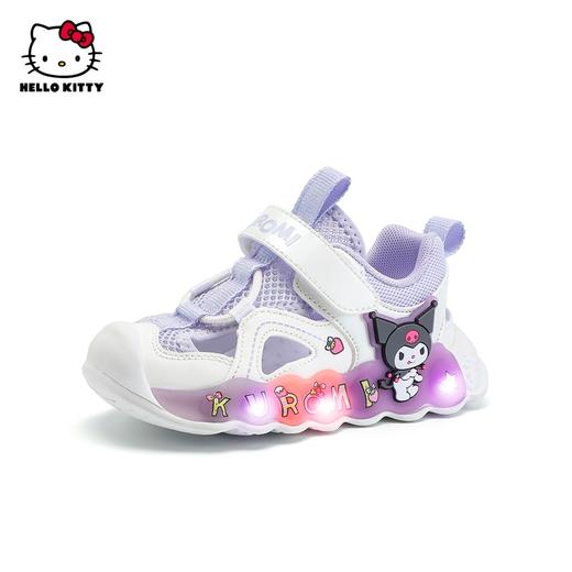 hellokitty童鞋女童亮灯鞋夏季儿童运动鞋发光鞋库洛米带灯鞋26-32 KU5526801 商品图0