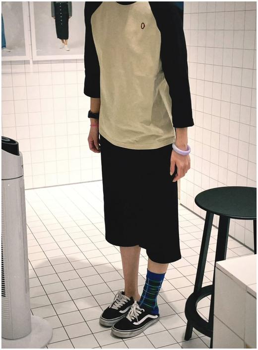 素rAnKoRou高安若系列女士七分袖插肩T恤衫 商品图9