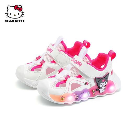 hellokitty童鞋女童亮灯鞋夏季儿童运动鞋发光鞋库洛米带灯鞋26-32 KU5526801 商品图3
