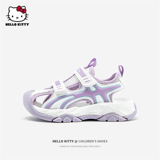hellokitty童鞋女童包头凉鞋夏季儿童运动凉鞋女孩沙滩鞋28-35 K4526878 商品图2