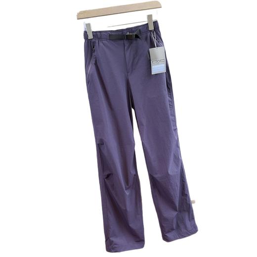 轻薄透气！2025卡扣织带速干打褶机能工装伞兵裤抽绳束脚防晒休闲裤女款！ 商品图4