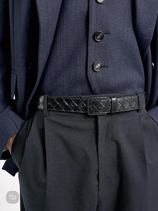 THS-无 男士 BV家经典牛皮编织腰带 皮带 CR229 商品图1