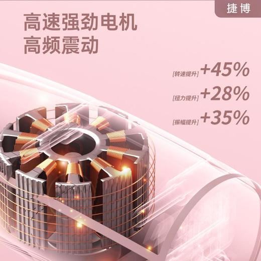 捷博 高颜值mini筋膜枪 3档变速肌肉放松按摩器 轻巧便携持久续航 商品图6