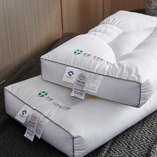 自然醒可水洗人体工学分区四维枕超柔助深睡眠枕头枕芯家用一对护颈椎睡觉专用酒店低枕头男XK 商品图11