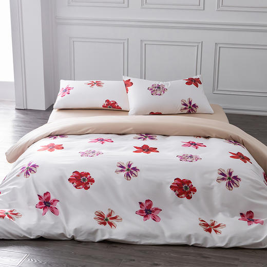 KGD-016 KENZO 繁花全棉贡缎四件套 商品图1