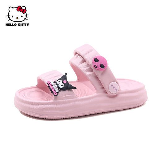 HelloKitty女童拖鞋夏季户外软底防滑儿童凉拖鞋库洛米女孩沙滩鞋26-35 KU5525861 商品图3