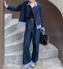 裁缝学苑AS451复古假两件牛仔套装纸样女装新款翻领外套阔腿裤两件套样板 商品缩略图3