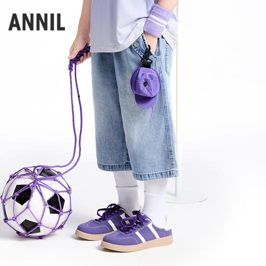 【实体店同款】男童全腰牛仔七分裤夏季新款安奈儿童装AB526639 商品图1