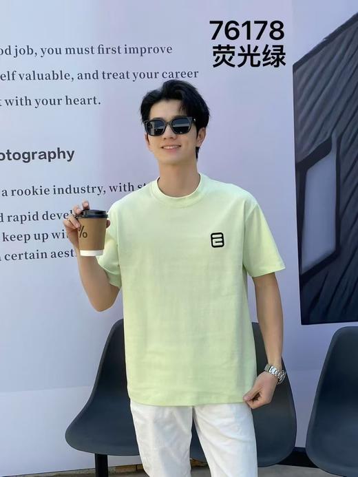 76178荧光绿T恤 商品图0